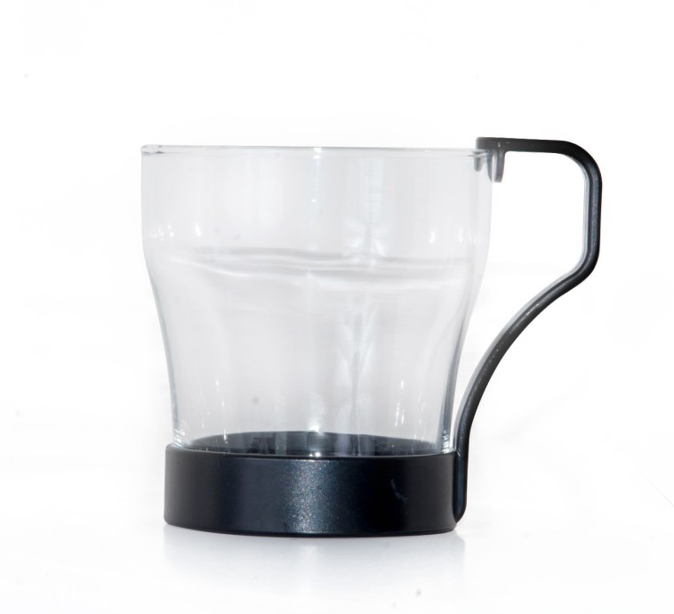 Taza De Vidrio Con Abrazadera Croiss