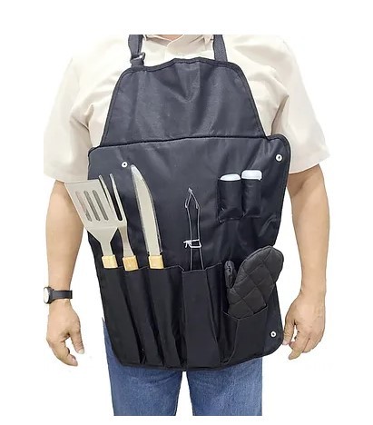 Delantal Set Bbq
