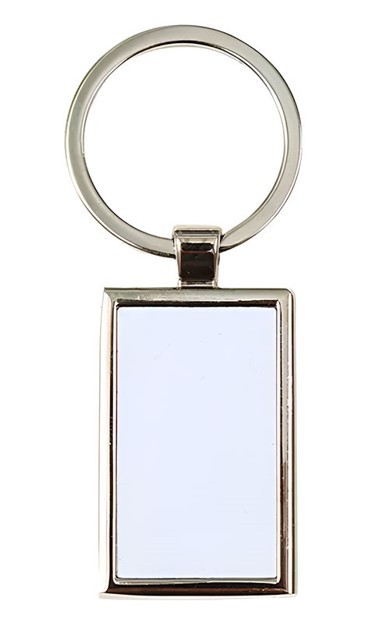 Llavero Metal Crom Rectangular
