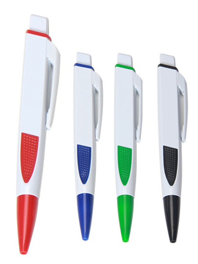 Pluma Plastica Blanca Triangular