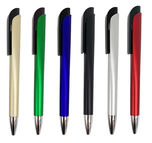 Pluma Con Cuerpo Metalizado