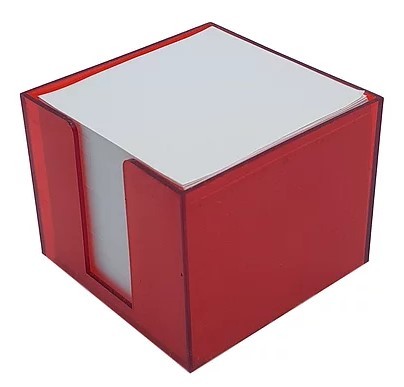 Cubo Acrílico Con Hojas