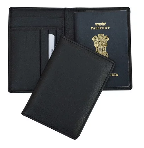 Porta Pasaporte En Cuerina