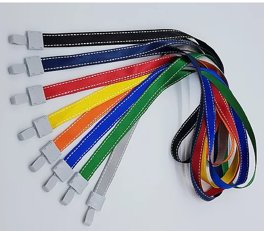 Lanyard Con Costuras Blancas