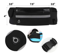 Cangurera Deportiva De Neoprene Con Franja Reflectiva