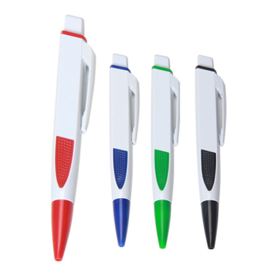 Pluma Plastica Blanca Triangular