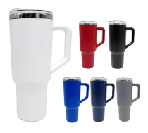 Vaso Termico Con Agarradero Y Carrizo