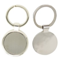 Llavero Sublimable Metal Crom Redondo
