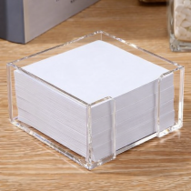 Cubo Lazzie En Acrilico Con Hojas Impresas