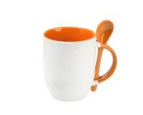 TAZA CON CUCHARA 11OZ