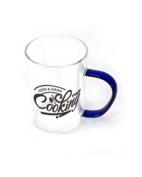 Taza De Vidrio Con Asa De Color 15Oz/450Ml