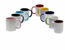 Taza Con Interior Y Asa De Color