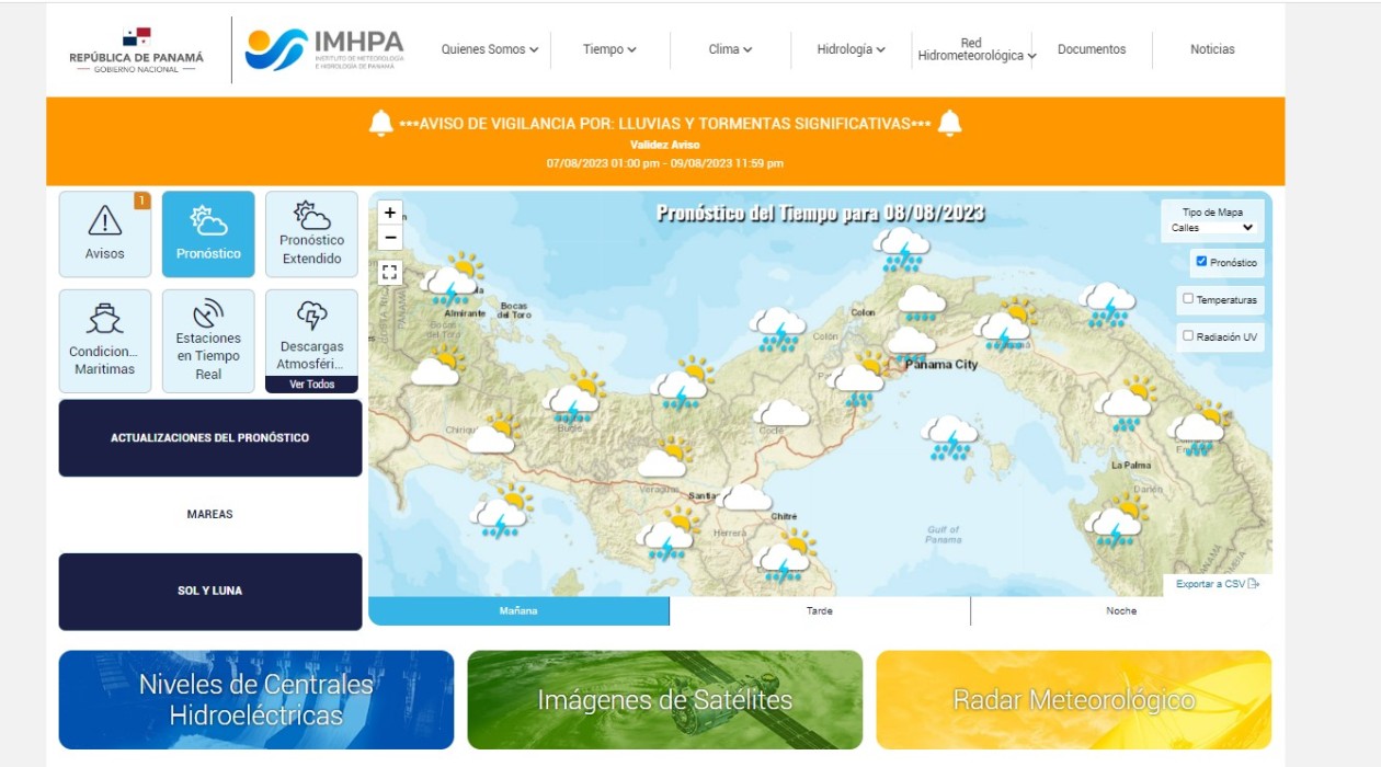 Instituto de Meteorología e Hidrología de Panamá (IMHPA)